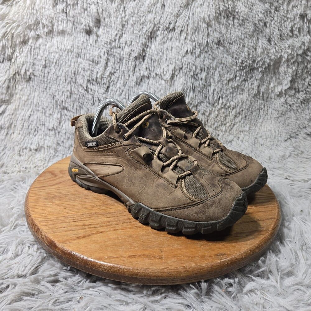 VASQUE Womens Brown Leather Vibram Gore-Tex Waterproof Hiking Trail Shoe Size 9M
